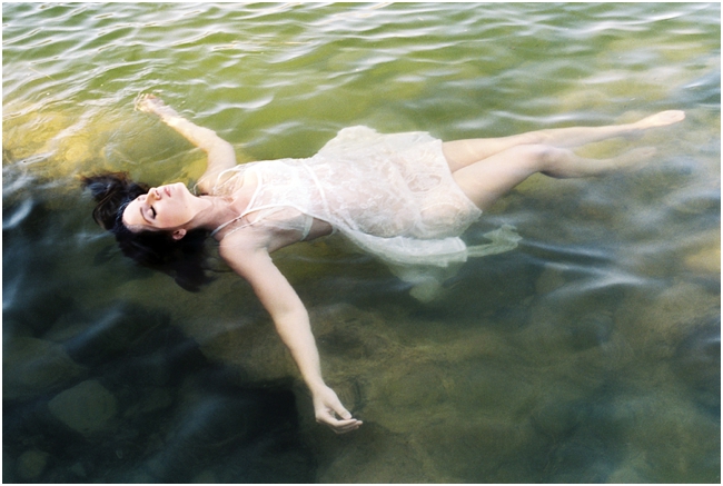 floating boudoir at the lake